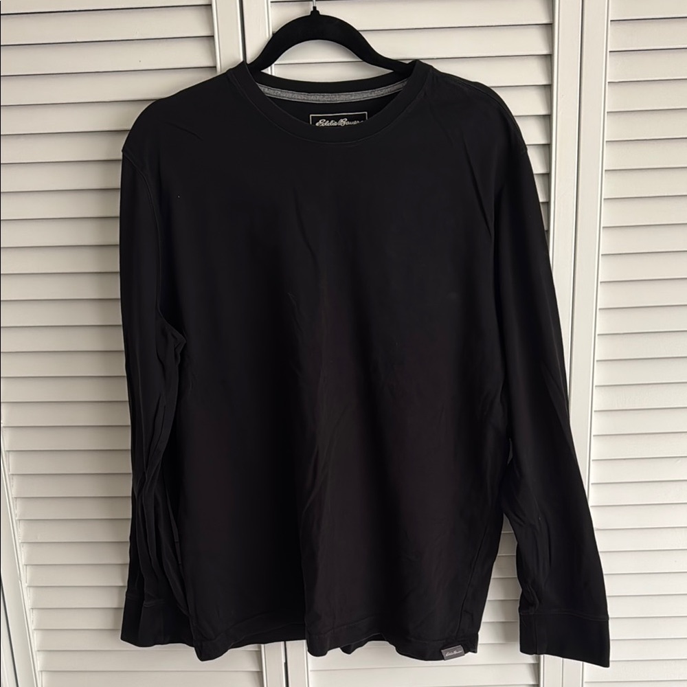 Eddie Bauer Men's Black Shirt